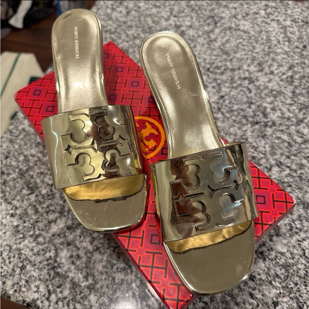 Tory Burch Ines Mule Sandals - Picture 3 of 10